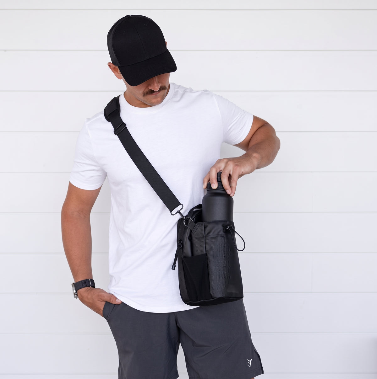 Bolso Magnético para Gimnasio y Portabotellas