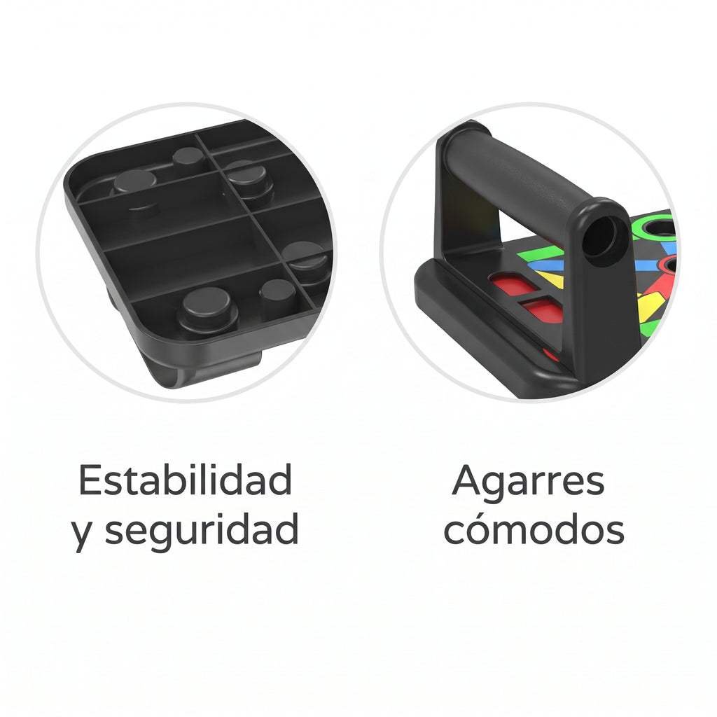 Tabla de Flexiones Multifunción Plegable con Código de Colores